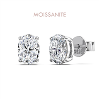 Orecchini Donna in Argento Moissanite EZOWR01